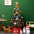 Miniatyrbild 2 av 11: Julgransset 1.5, 1.8, 2.1M Köpcentrum Hem Lysande Juldekoration Julgransset 1.8m green set tree A