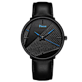 Miniatyrbild 1 av 10: Mesh Armbandsur Modetrend Bälte Quartz Klocka Herr Student Black belt