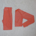Miniatyrbillede 5 af 11: Yoga Sæt Fitness Sportsdragter Træningsdragt Top Højtaljede Leggings Til Kvinder Pink set M