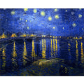 Pikkukuva 1 / 5: Eurooppalaistyylinen Van Gogh Aprikoosinkukka Eksoottinen Tähtitaivas Taide Kuuluisa Maalaus Pitkä Pöytäliina Ravintola Maalaushuone Taide Luokkahuone Pöytäliina Rhone River 100*180