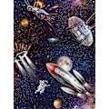 Pikkukuva 1 / 4: Outer Space Pimeässä Hohtava Tapetti Sininen Belgravia 8800