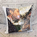 Miniatyrbilde 5 av 5: DIY Dekorative Puter For Sofa Moderne Bilde Tilpasning Putetrekk Fargeskiftende Glitter Paljetter 40*40 400mm*400mm as picture3
