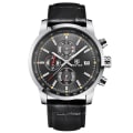 Miniatyrbillede 3 af 11: Binya Sports Udendørs Multifunktionelt Bælte Herreur Vandtæt Quartz Ur til Mænd White Shell black surface steel belt