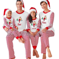 Miniatyrbild 1 av 4: Julpyjamas Matchande Familj Pyjamas Vinter Varm Barn Vuxen Söt Jultomte Brevtryck Pyjamasset Sovkläder Nattkläder KID L