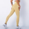 Pikkukuva 6 / 11: Joogahousut Push Up Urheiluleggingsit Kuntosalitrikoo Fitness Treenaus Juoksuhousut C205401 S