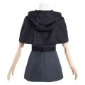 Miniatyrbild 3 av 4: Ugglan Cosplay Hus Kostym Mörk Uniform Kappa Klänning Outfits Halloween Karneval Kostym Female Size XL