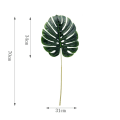 Miniatyrbild 10 av 11: One Piece monstera konstgjorda växter plast tropiska palmblad hem trädgård dekoration tillbehör Fotografering Dekorativ Ye Yu Ye