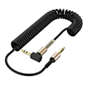 Pikkukuva 5 / 7: 3,5 mm:n AUX-audiokaapeli, uros-uros, puhelimelle, autokaiuttimelle, MP4-soittimelle, kuulokkeille, 2 m, kullattu 3,5 mm:n liitin, jousimallinen audiokaapeli Red 2m