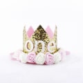 Miniatyrbilde 5 av 11: 1 stk. Første Bursdag Party Hatter 1. 2. 3. Krone Bursdag Hatter Nummer Én Party Dekor Barn Tilbehør Nyfødt Barn 8 Crown
