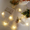 Miniatyrbild 3 av 5: Julgransgirlanger 2M 10 Led Fjäder Ljusslinga Bröllopsfest Dekoration Juldekorationer För Heminredning Default Title