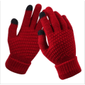 Miniatyrbilde 7 av 11: Cashmere strikkede vinterhansker for kvinner Cashmere strikkede dame herre høst vinter varme tykke hansker skjerm skihansker Gary One Size