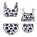 Miniatyrbillede 5 af 6: Bademode Mode Leopard Print Delt Badedragt Dame Sports Bikini Mor-Datter Matchende Outfit Badedragt Leopard print Children 140