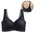 Pikkukuva 4 / 10: Joogaliivit Naisille Rintaliivit Urheilu Saumattomat Liivit Kuntosaliharjoitteluun style-1-green 4XL