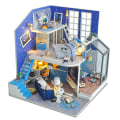 Miniatyrbillede 1 af 3: Piger Julegaver DIY dukkehus håndlavet model butikshus Default Title