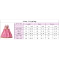 Pikkukuva 2 / 10: Prinsessa Ruusunen tyttöjen prinsessamekko lasten naamiaisasu cosplay Aurora ylellinen puku Halloween karnevaali verkkokangasvaatteet 9-10T (Tag 150) Aurora Set 5