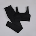 Miniatyrbild 6 av 11: Yoga Set Träningskläder För Kvinnor Fitness Kläder Långärmad Yoga Dräkt BraPants Brown L