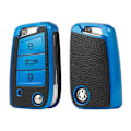 Miniatyrbillede 7 af 8: TPU Læder Bil Nøgle Etui Cover til Golf 7 MK7 Tiguan MK2 til SEAT Ateca Leon FR 2 Ibiza til Skoda Octavia A7 Red Key Case