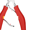 Miniatyrbild 3 av 3: Rostfria Böjda Tång Nagelknipsare Nagelbands Tång Inflammation Verktygsset Saxar Nageltrimmer S15 pliers-Red-3-piece set [PP bag]]