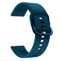 Miniatyrbild 1 av 11: Silikon Original klockarmband för Samsung Galaxy Watch Active1 Active 2 40mm 44mm / 3 41mm smart klockarmbandsbyte dark green Galaxy Watch 3 41mm