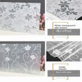 Miniatyrbild 4 av 11: Fönsterfilm - Självhäftande vinylfilm för insynsskydd, solskydd och UV-blockering, värmekontroll, dörrdekaler för hem och kontor H 45x200cm