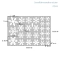 Miniatyrbild 3 av 11: 27 st Jul Snöflinga Fönsterdekaler Jul Väggdekaler Rum Väggdekorationer Juldekorationer för Hemmet Nyår No.7