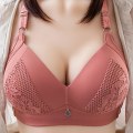 Pikkukuva 2 / 5: Pitsiliivit naisille, seksikkäät push up -liivit, ohut bralette, mukavat alusvaatteet, alusasut, topit, rintaliivit, naisten alusasut Red 40/90BC