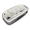 Miniatyrbillede 8 af 10: Blød TPU Bil Flip Nøgle Etui Cover Skal Fob til A1 A3 A6 A6L Q2 Q3 Q7 TTS R8 S6 RS3 Beskytter Nøglering Auto Tilbehør Overseas Phnom Penh white