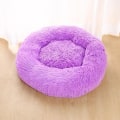 Miniatyrbilde 11 av 11: Deluxe Fluffy Ekstra Stor Hundeseng Vaskbar Rund Kjæledyrsofa Kattesenger Matte Hundepute Pute Kjæledyrseng Rose 80cm