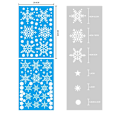Miniatyrbild 7 av 11: Jul Glasdekaler Heminredning Ornament Jul Snöflinga Jultomte Dörr Butiksfönster Dekal Nyår Juldekoration 3