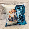 Miniatyrbilde 2 av 5: DIY Dekorative Puter For Sofa Moderne Bilde Tilpasning Putetrekk Fargeskiftende Glitter Paljetter 40*40 400mm*400mm as picture2