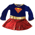 Miniatyrbild 4 av 9: Vuxen Barn Superhjälte Cosplay Kostymer Supertjejer Klänning Skoskydd Kostym Superkvinna Klänning Kvinna Superhjälte Halloween Kläder Adult full set S