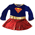 Miniatyrbild 4 av 9: Vuxen Barn Superhjälte Cosplay Kostymer Supertjejer Klänning Skoskydd Kostym Superkvinna Klänning Kvinna Superhjälte Halloween Kläder Kids full set M