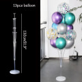 Pikkukuva 10 / 11: 7/11/19 Putkipalloteline Ilmapalloteline Pylväs Konfettipallo Lasten Syntymäpäiväjuhlat Babyshower Häät Koristelutarvikkeet 20pcs balloon d