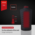 Miniatyrbilde 4 av 11: Menn USB Infrarød 11 Varmeområder Vest Jakke Menn Vinter Elektrisk Oppvarmet Vest Vattert For Sport Fotturer Overdimensjonert 5XL 8 areas black 4XL