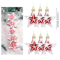 Miniatyrbild 1 av 11: Polkagris Julgransdekoration God Jul Dekorationer för Hemmet Navidad Gåva Julgransprydnader Nyår 6pcs Ornament 17