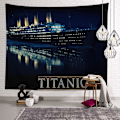 Miniatyrbillede 1 af 9: Brugerdefineret Titanic Gobelin Boligindretning Stue Væg Fest Æstetisk Hængende Gobeliner Tæppe til Soveværelse 1-12-1-26 130X150CM Tapestry4