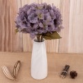 Miniatyrbild 5 av 11: Konstgjorda blommor hortensia gren hem bröllopsdekor höst siden plastblomma hög kvalitet falsk blomma festrum dekoration Purple