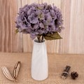 Miniatyrbild 5 av 11: Konstgjorda blommor hortensia gren hem bröllopsdekor höst siden plastblomma hög kvalitet falsk blomma festrum dekoration Red