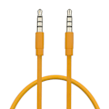 Miniatyrbild 10 av 11: 4-polig Aux-kabel 3,5 mm hane till hane Jack Ljudkabel Nickelpläterad kontakt Stereo Ljudsladd för Hörlurar Högtalare MP3/4 CD-spelare Blue 0.15M