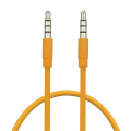 Miniatyrbilde 10 av 11: 4-polet Aux-kabel 3,5 mm hann til hann Jack-lydkabel Nikkelbelagt plugg Stereo lydkabel for hodetelefoner Høyttaler MP3/4 CD-spiller Blue 0.5M