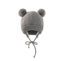 Miniatyrbillede 11 af 11: Sød Strikket Pompom Babyhue Handsker Kasket Tyk Varm Pige/Dreng Hue Handsker Beanie Vinter Ørevarm Børnehue Baby Bonnet Muts WhiteHat