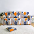 Miniatyrbild 6 av 11: Geometriskt Elastiskt Sofföverdrag för Vardagsrum Modernt Sektionshörnsoffa Överdrag Soffskydd Stolsöverdrag 1/2/3/4 Sits Grey 1-seater 90-140cm