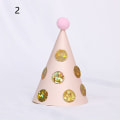 Miniatyrbillede 1 af 11: Børnefødselsdagshat Guld Paillet Fødselsdagshuer Prins Prinsesse Krone Fødselsdagsfest Dekoration Søde Kaninhatte Baby Shower Gaver Style  2