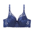 Miniatyrbillede 6 af 7: BH'er til Kvinder Blonde Sexet Bralette Transparent Bøjle Top BH Push Up BH Red 38/85C