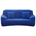 Miniatyrbild 6 av 11: Överdrag Enfärgat Sofföverdrag för Vardagsrum Elastiskt Hörnsofföverdrag Stolsöverdrag 1/2/3/4 Sits White 1-seat 90-140cm