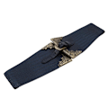 Miniatyrbild 1 av 5: Hemtillbehör Spänne Dam Mode Elastiskt Brett Bälte Elastiskt Krokodilbälte Navy