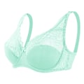 Pikkukuva 5 / 10: Ohut, hengittävä, seksikäs, isokokoinen kesärintaliivi säädettävä, teräskaarella, mukavat pitsialusvaatteet Pink 85C/D