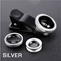 Miniatyrbillede 8 af 9: Fisheye Vidvinkel Makro Akryl/Glas Linse 3i1 Zoom Fiskeøje Linse til Mobiltelefon Ekstern Linse Kamera med Telefonklips Red