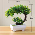 Miniatyrbilde 10 av 11: Kunstige planter Bonsai Lite Tre Simulering Potteplanter Falske Blomster Bord Pottepynt Hjemmedekorasjon Hotell Hagedekor 25
