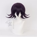 Pikkukuva 1 / 4: Danganronpa V3 Kokichi Oma Cosplay -asu Presidentti-univormu Peruukki Viitta Hattu Puku Halloween Karnevaali Juhla Asut style2 L